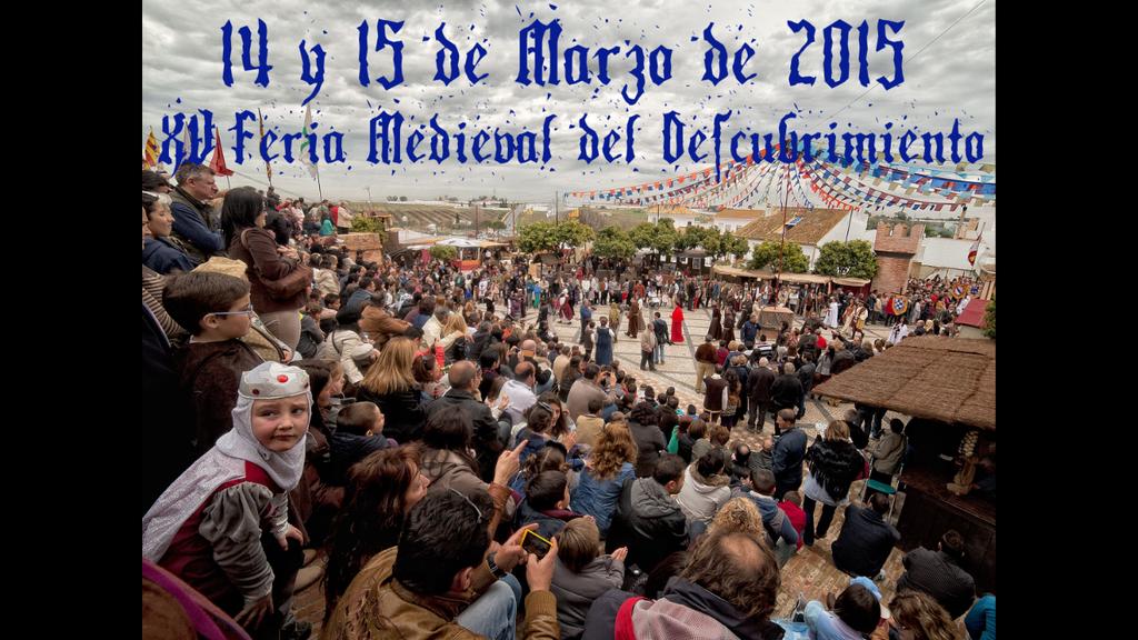 FDescubrimiento's tweet photo. XV Feria Medieval del Descubrimiento, 14 y 15 de Marzo de 2.015 . Te esperamos !!!! http://t.co/vCcqegZFCq