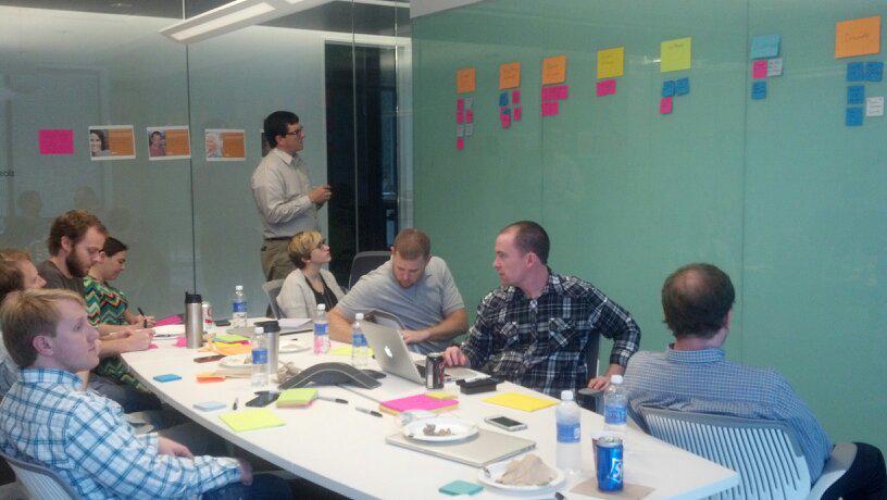 sarandawest's tweet photo. Solving the world's problems one persona and sticky at a time! @Daxko http://t.co/pXXa75ltEn