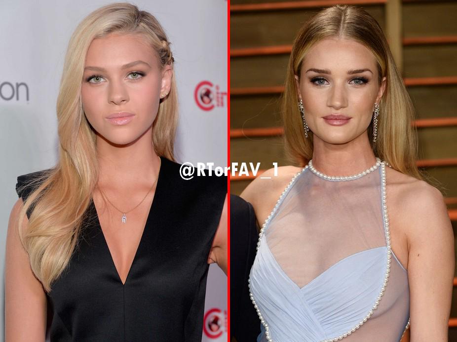 REQUESTED
RT for Nicola Peltz 
FAV for Rosie Huntington Whiteley
