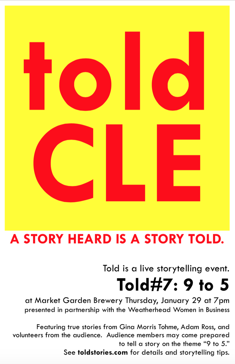 toldCLE's tweet photo. #told7 is one week from today! @MarketGardenCLE http://t.co/CAC8qmNxQu