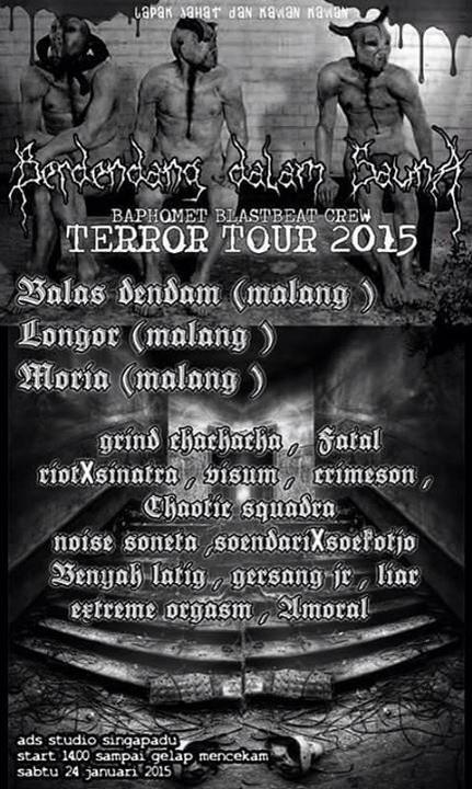 dari gresik lanjut gianyar Liar bersama band band Kece dari Gianyar