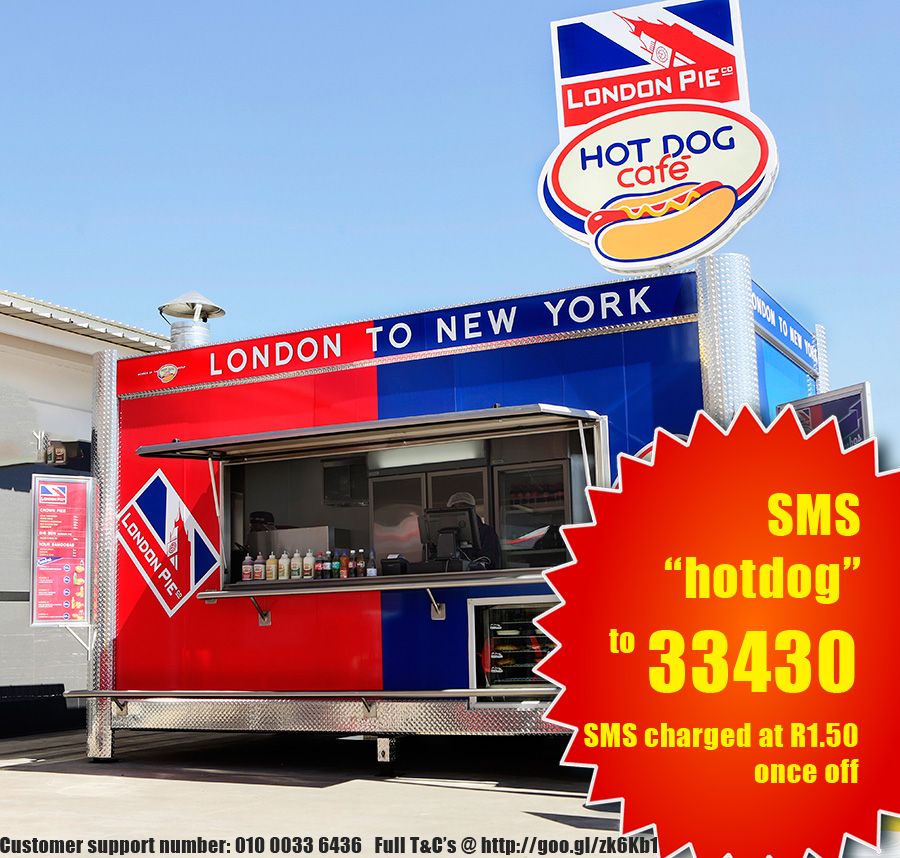 HotDogCafeSA's tweet photo. Hot #franchise opportunity available 
SMS name + “HotDog” to 33430 &amp; we'll call you
SMS TCs@ http://t.co/vmpb8CI5nn http://t.co/GuWHPJazuk