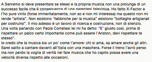 michele_bravi's tweet photo. .@Simo_Ventura intervistando @ARISA_OFFICIAL mi ha citato. Approfitto per rispondere a ciò che viene chiesto spesso: http://t.co/y8VUadUyes