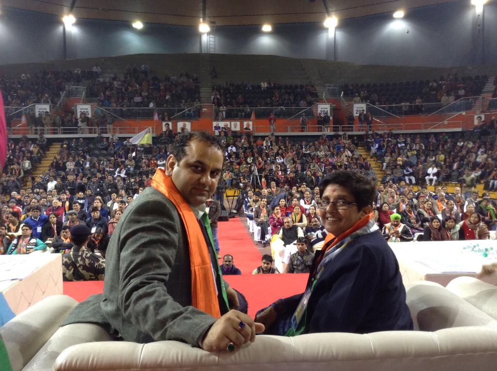 thekiranbedi's tweet image. Sharing with a sense of gratitude. Looking forward to serving my city now. Making it secure, and positive..