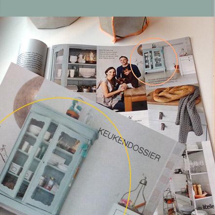 Gespot <a href="/Libelle/">Libelle</a> !  #dimago New Traditionals #krijtverf. Woonredacteur Marit: verfde een servieskast in kleur Pointer.
