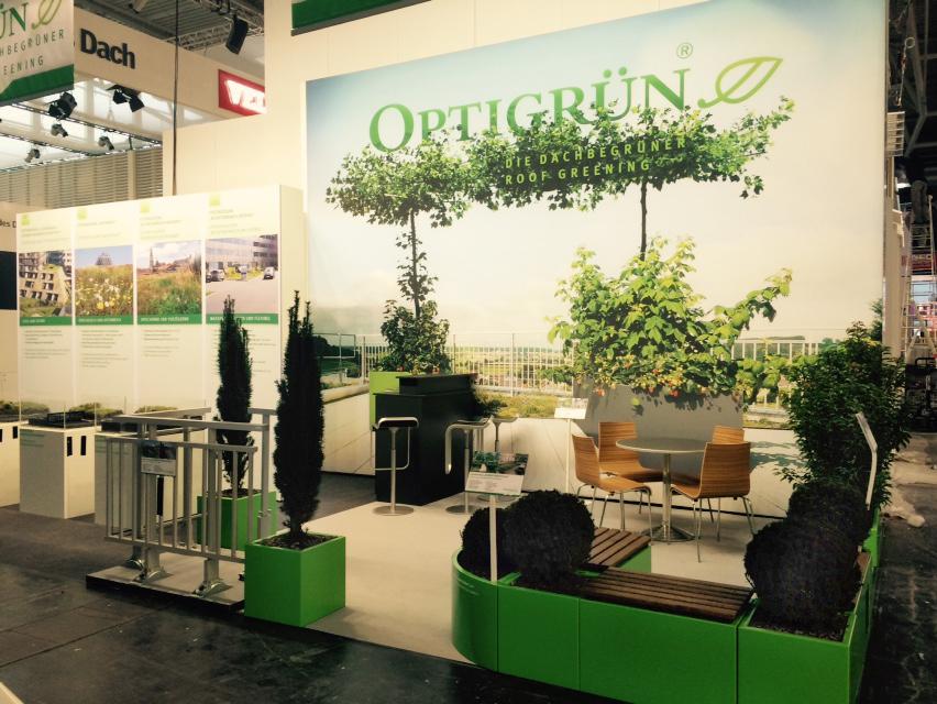 Viel Erfolg! :-) 19. – 24.01.2015 Messe BAU München 2015
#Messe #München #BAU #Optigrün #Gestaltung #Einmaleins