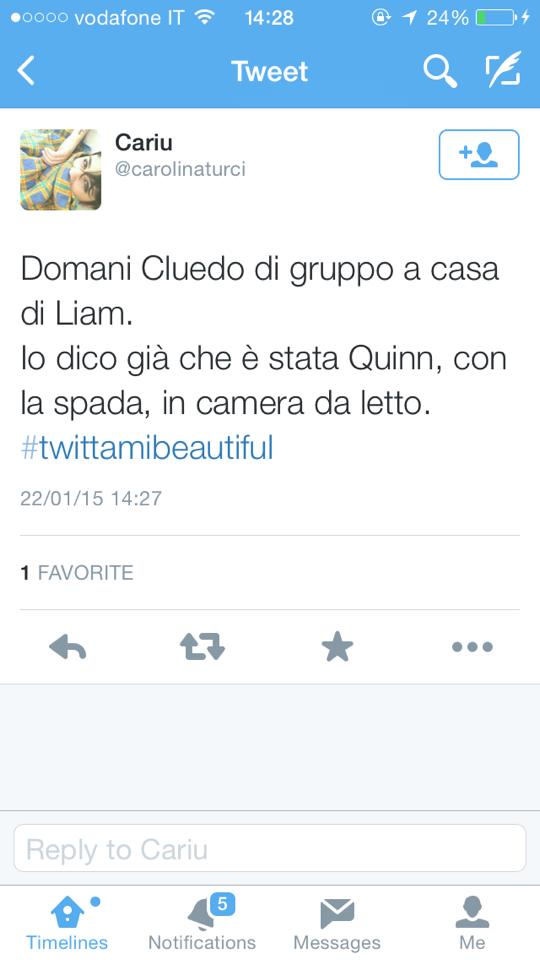 TwBeautiful's tweet photo. Il tweet del giorno è di @carolinaturci #twittamibeautiful http://t.co/yZiQrni6uq