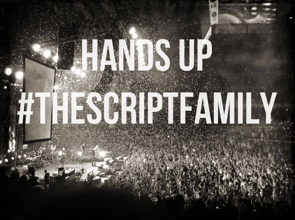 thescript's tweet image. Hands up #TheScriptFamily