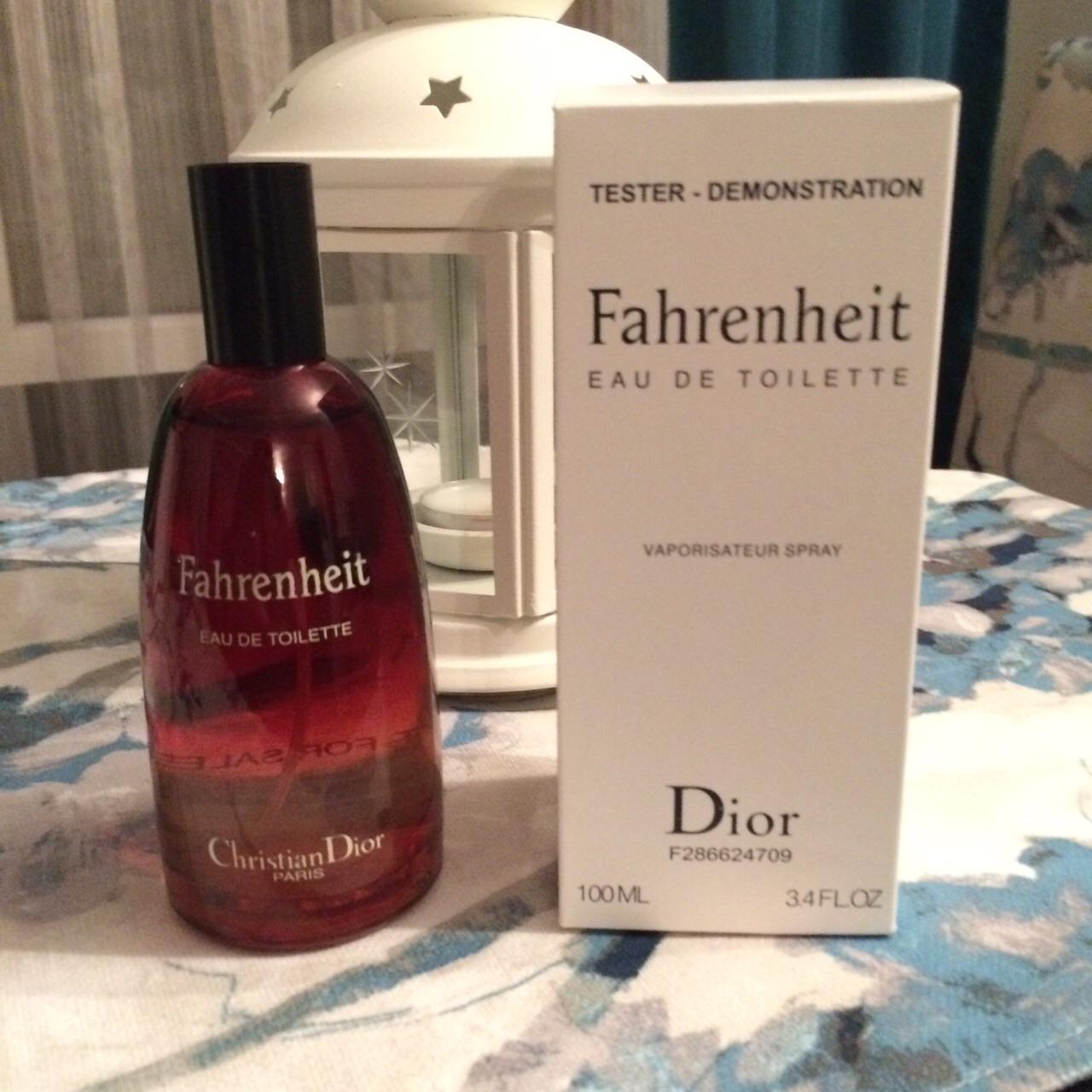 fahrenheit parfum tester