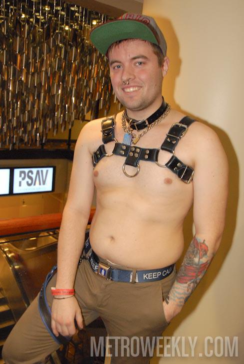 Frisky_Pup's tweet photo. Oh look. It's @BeantwnPup at #MAL2015 looking rather clothed as it were. ;-) #puppyfun http://t.co/v8g60f84jv