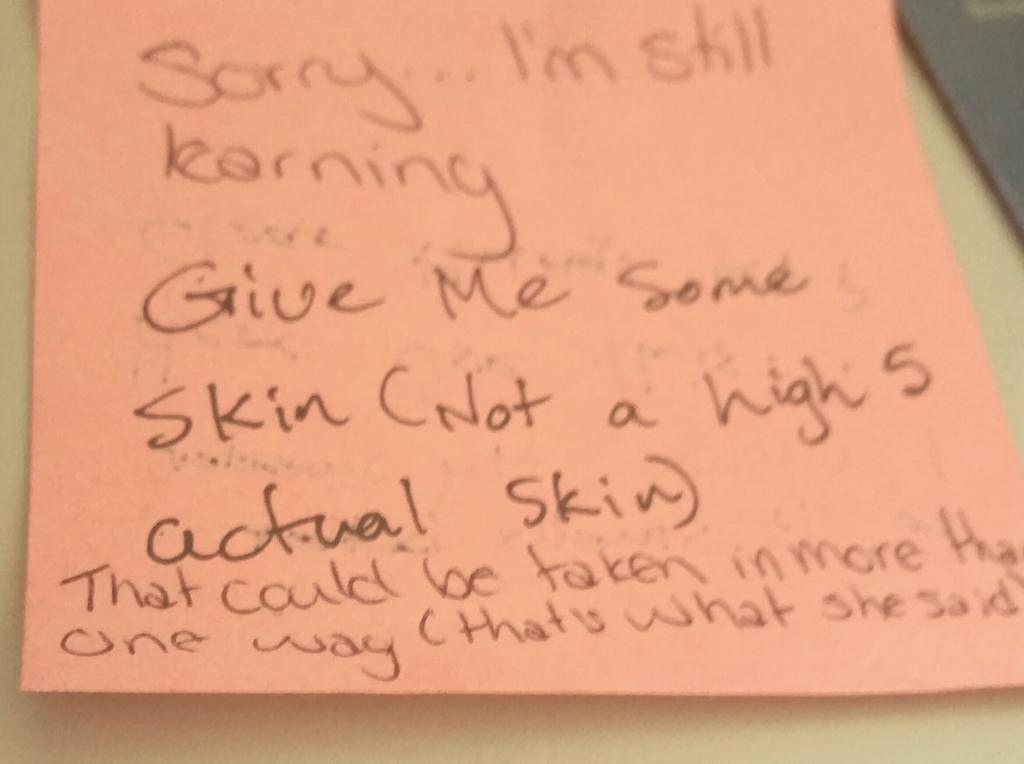 Kristy_Sed's tweet photo. He's either wants to rape me or murder me... #HRissue #passingnotes #were16 #terrifying #lol http://t.co/XDbhl4mxEQ