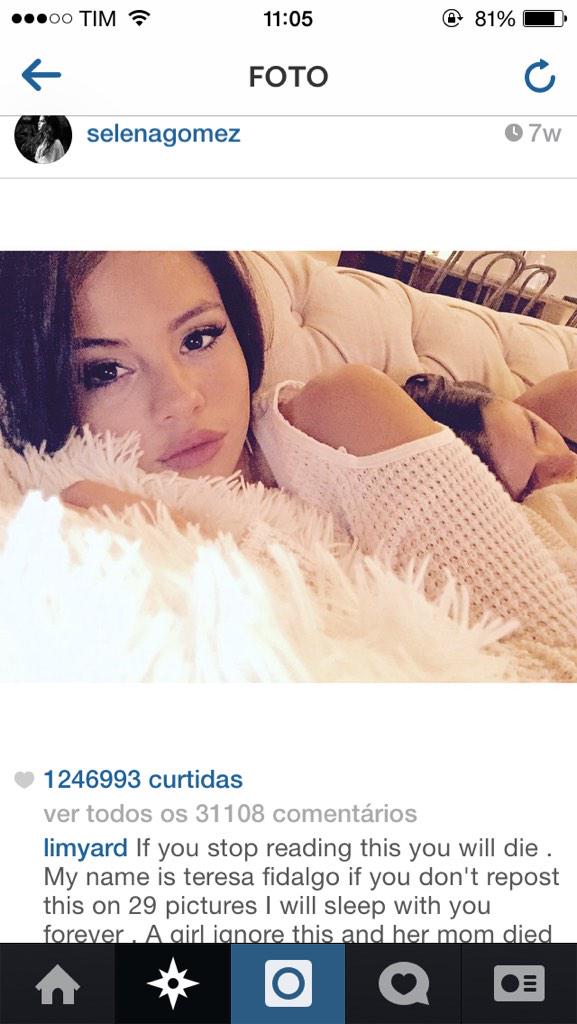 potterevival's tweet photo. o engraçado é a miley dizer que a selena precisa mostrar os peitos p conseguir curtida mas http://t.co/tZ4Cx4uNEV