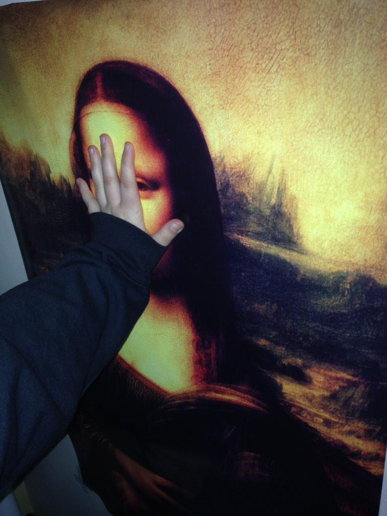 ambermichmac's tweet photo. When Mona stares at me while I try to sleep. http://t.co/qHGa6mHVrG