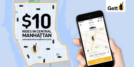$10 black car rides are here to stay, anywhere in central Manhattan
Only on Gett. Gett the app
dl.gett.com