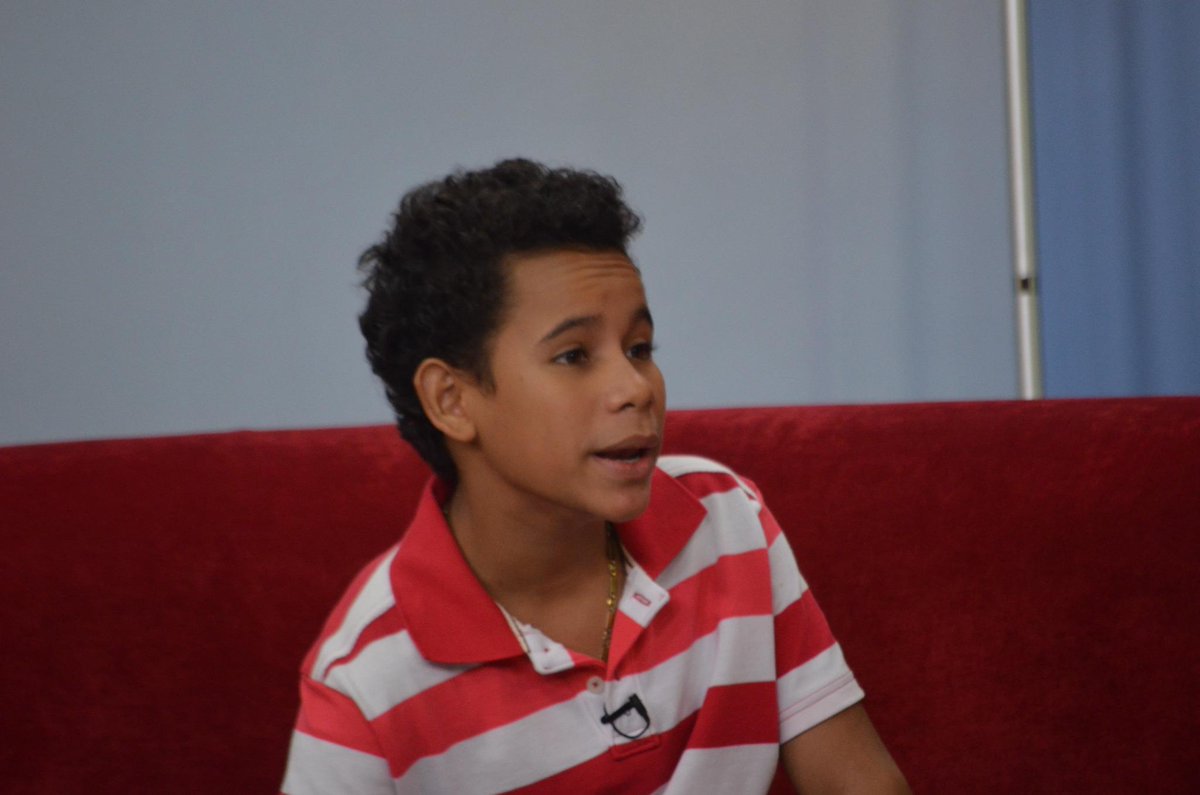 FelizDiaTV's tweet photo. Juan Bautista Escalona el niño actor que personifica a Diomedes Díaz nos comparte su historia en Feliz Día http://t.co/NyypG4MwXI