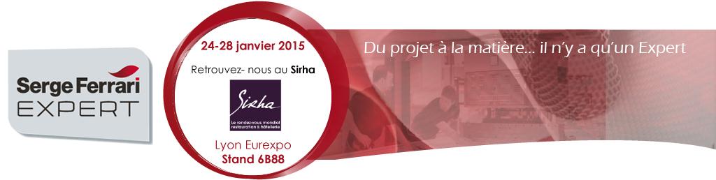 Expert_SF's tweet image. Les Experts Serge Ferrari seront au salon mondial @Sirha_Lyon du 24 au 28 Janvier à Lyon.
#Sirha #ExpertSF