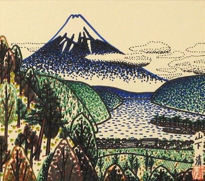 山下清は、アウトサイダー系新印象派。貼り絵以外のスケッチもすべて点