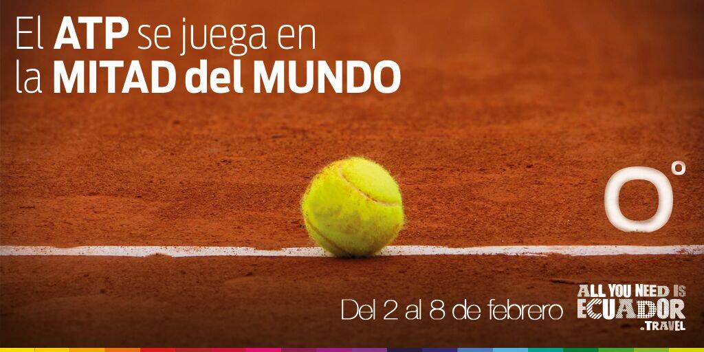 sandynaranjo's tweet photo. ¡El #ATP está próximo a comenzar en #Ecuador! Por primera vez seremos sede de este torneo. Pronto muchas sorpresas. http://t.co/IGM3030ut0