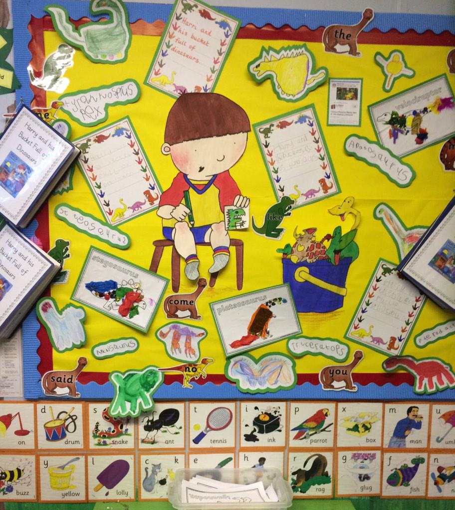 harry and the bucketful of dinosaurs eyfs activities
