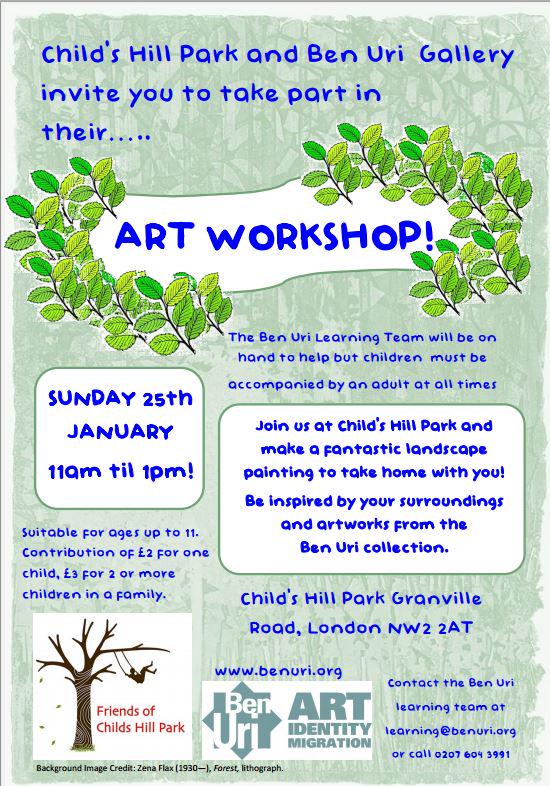 Children's art workshop combining art, nature and fun.This Sun at <a href="/ChildsHillPark/">Childs Hill Park</a>! #ArtforKids