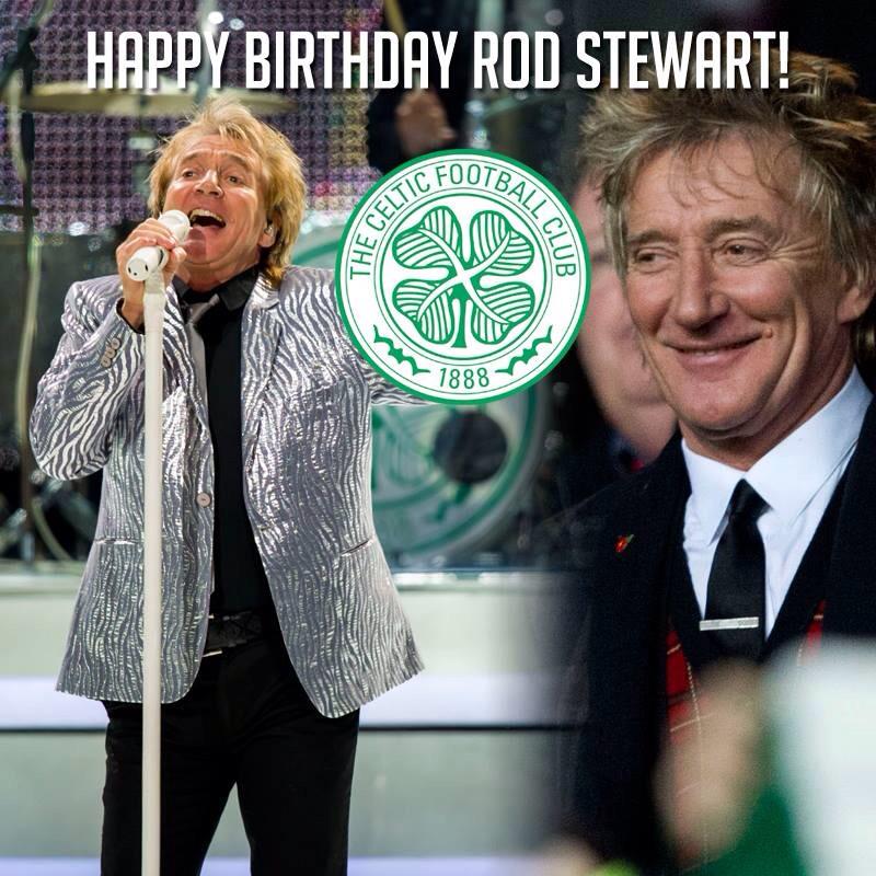 Happy 70th Birthday Rod Stewart!You\re forever young & forever sexy! Cheers mate! You\re in my heart & in my soul!  