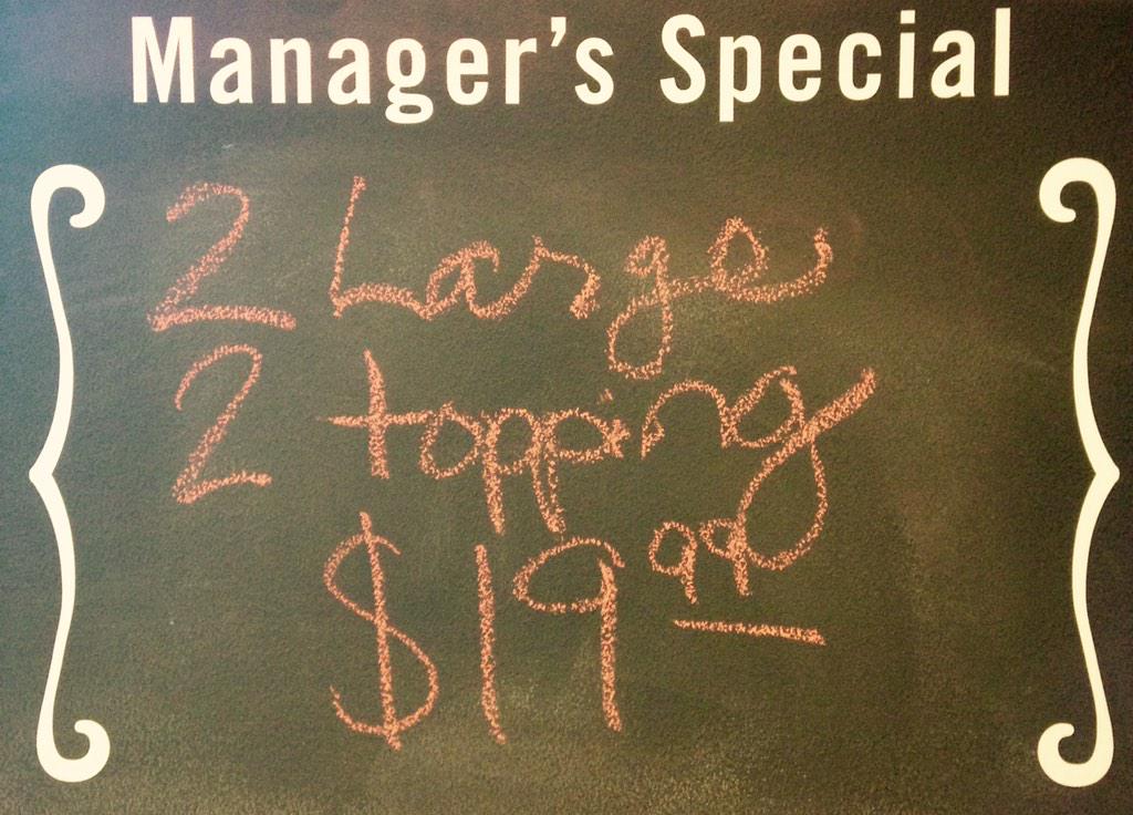 Dominos_Pitt's tweet image. Not in the mood to cook dinner tonight, check out our Manager's Special! #YUM