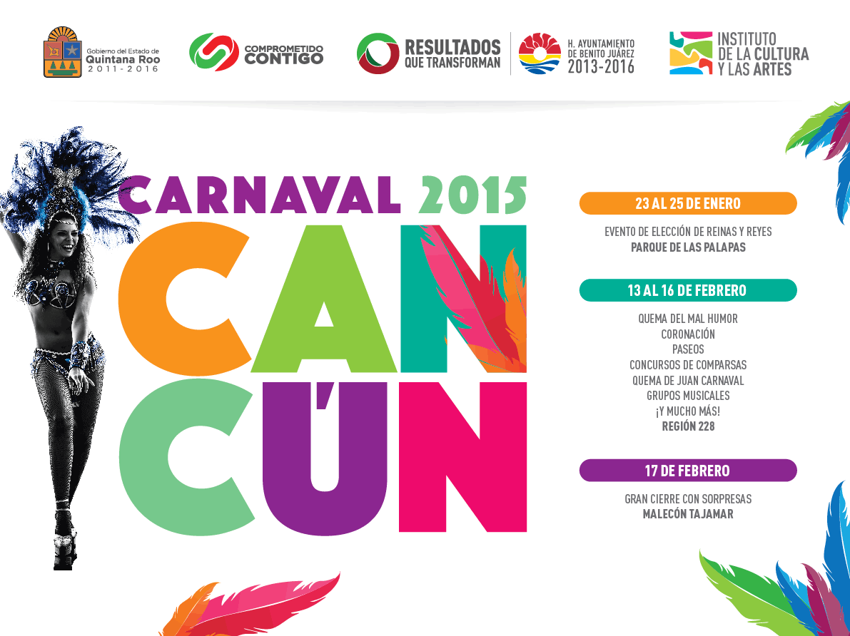 JulinJun's tweet image. "@AytoCancun: Lo que te espera en #Carnaval2015. #Cancún #BenitoJuárez #ResultadosQueTransforman http://t.co/T8RsA3s5KF"