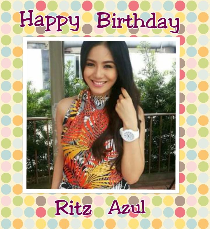 ClaineClark's tweet photo. @ritzazul #HappyBirthdayRitzAzul wish you all the best and good health and good carrier my dear #Ritz4Real #Crush http://t.co/JTuei3oUHC