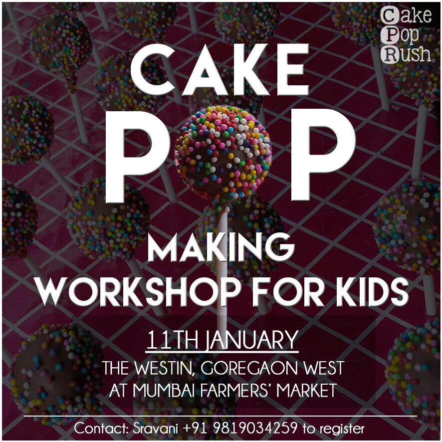 marketsbykaren's tweet photo. Attention parents! Tom's Mumbai FM has a CakePop making workshop for kids by @cakepoprush!Call91 98190 34259 to enrol http://t.co/r4YgBj0Q5V