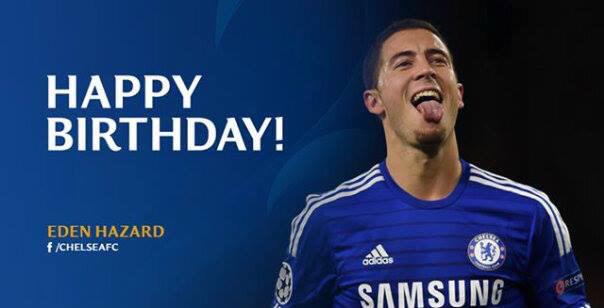 Eden Hazard is a joy to behold... Happy birthday once again Hazard.... 