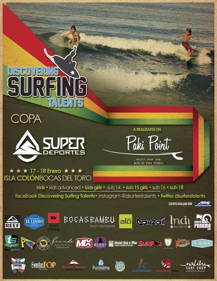 SuperDeportes's tweet photo. 17 y 18 de enero! Isla Colón, #BocasDelToro, 1er destino DST Copa #SuperDeportes! Solo para surfistas menores de 18!! http://t.co/yStrRNPR06