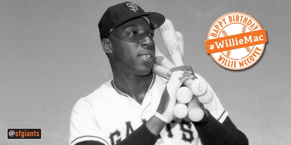 Happy Birthday to Hall of Famer Willie McCovey!  