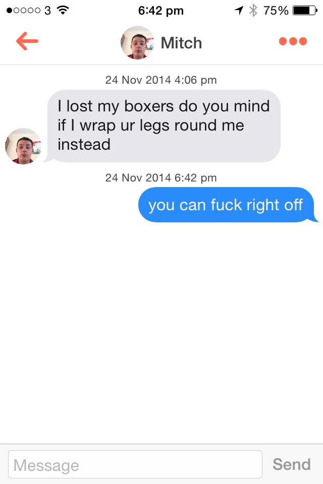 chenzaa_'s tweet photo. When your boyfriend likes a load of randomers on your old tinder, it doesnt end well😂 http://t.co/wD8oUrFW6R