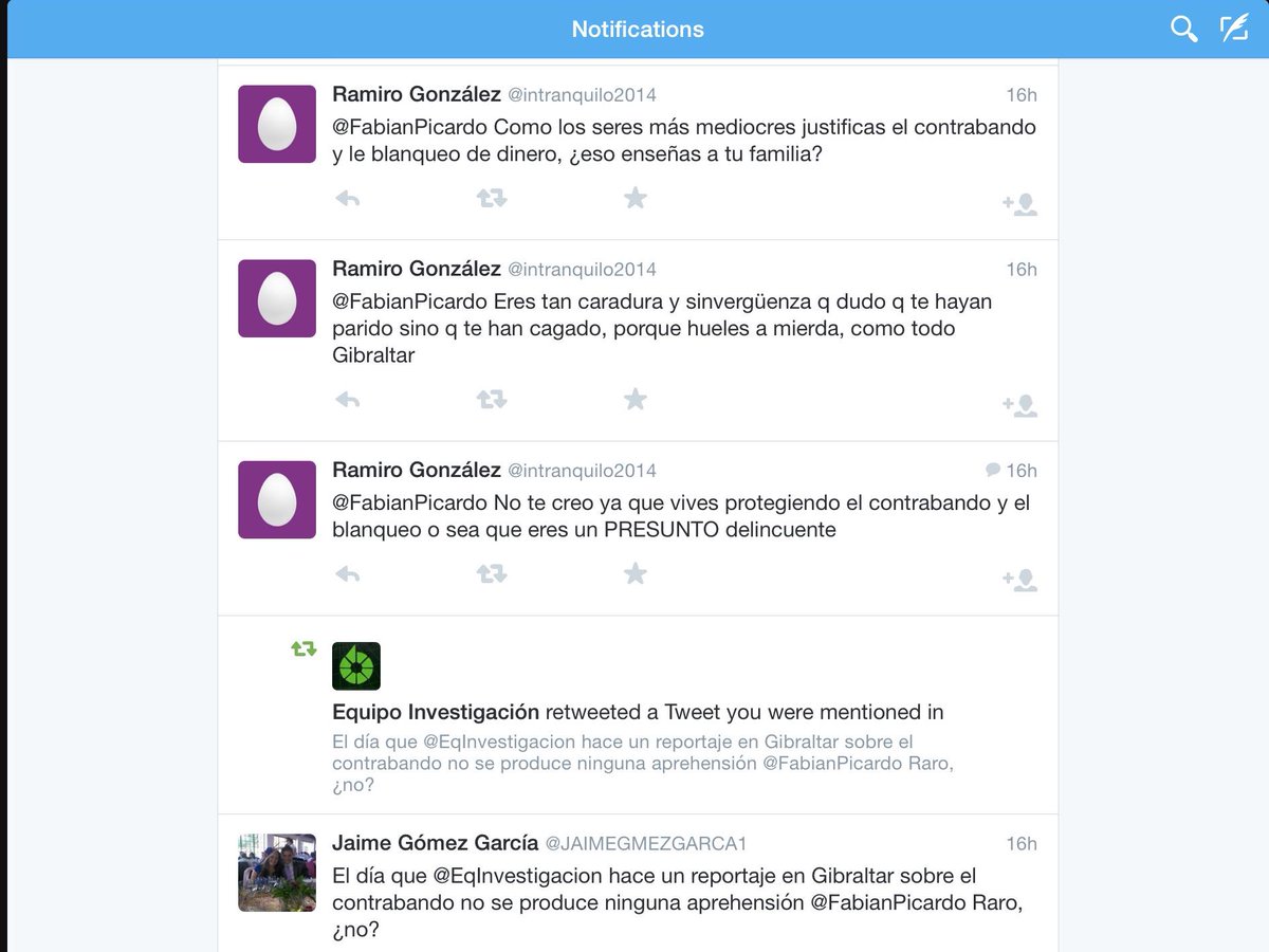 FabianPicardo's tweet photo. When "journalists" manipulate facts to defame a nation, this is the type of hatred they create. #OnYourConscience http://t.co/7sxXX6kPEj