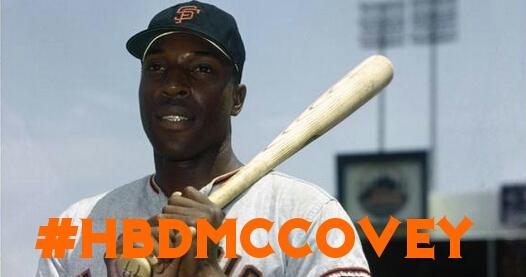 Happy Birthday Willie McCovey!  