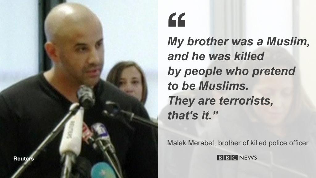 "My brother was a Muslim. He was killed by people who pretend to be Muslims" bbc.in/1xPaVhN #CharlieHebdo