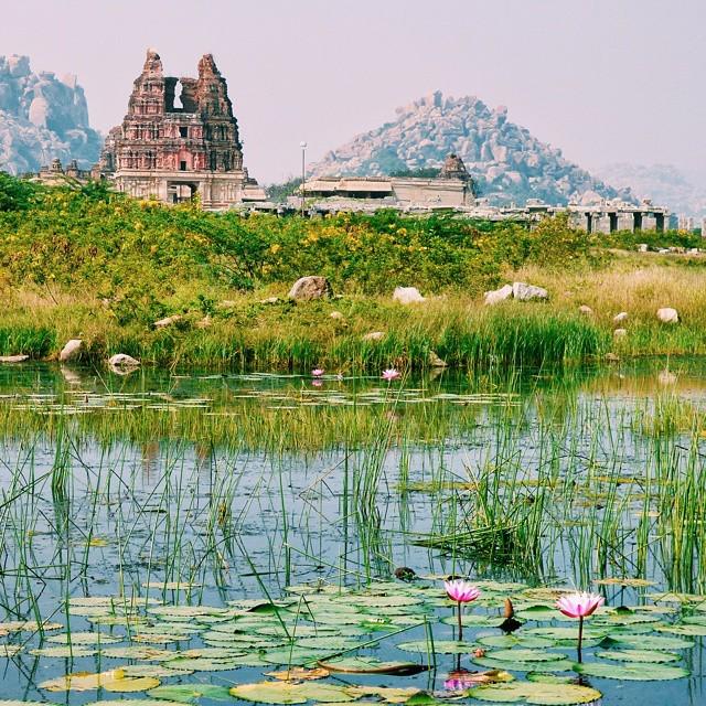 The gopura of the Vittala temple in Hampi. #hampi #travel #temple #instatravel  #guiddoo goo.gl/UogLKq