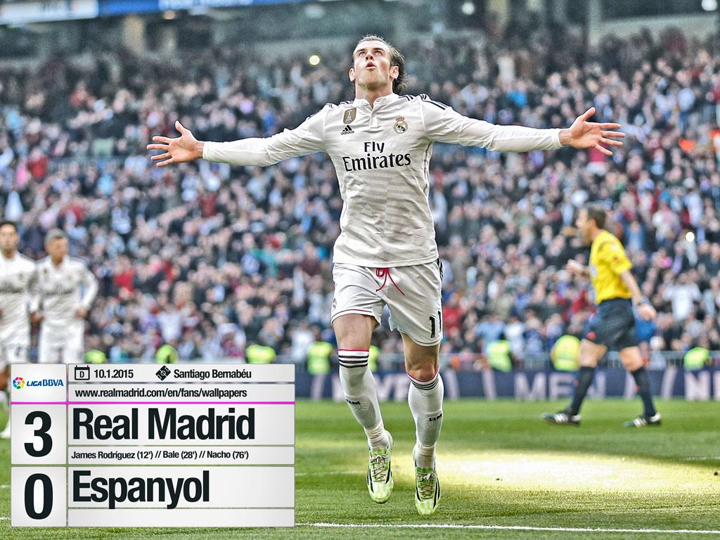realmadrid's tweet photo. Descárgate el fondo de escritorio de la victoria ante el Espanyol: http://t.co/iWlgqA6Sag #RealMadridvsESP #RMLive http://t.co/ENaDRWBCos