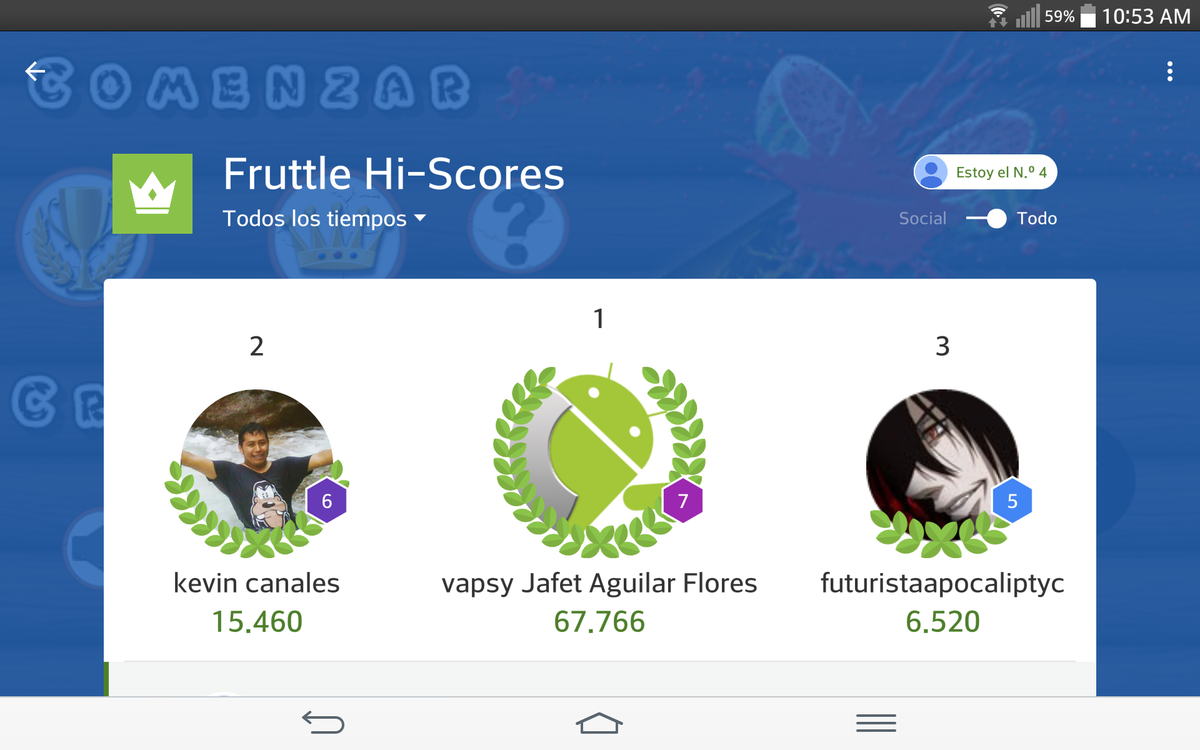 GamesHuntersGam's tweet image. Congratulations to the 2 week hi-scores winners !!!
#fruttle #gameshunters #Honduras