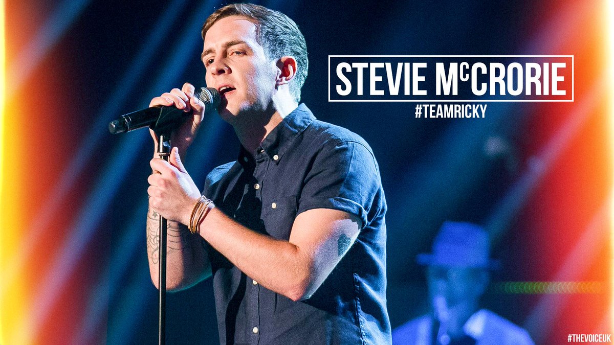 BBCTheVoiceUK's tweet photo. Twitter, give it up for #teamricky’s flamin’ new recruit… @steviemccrorie! #thevoiceuk http://t.co/jB6ZTZdyfs