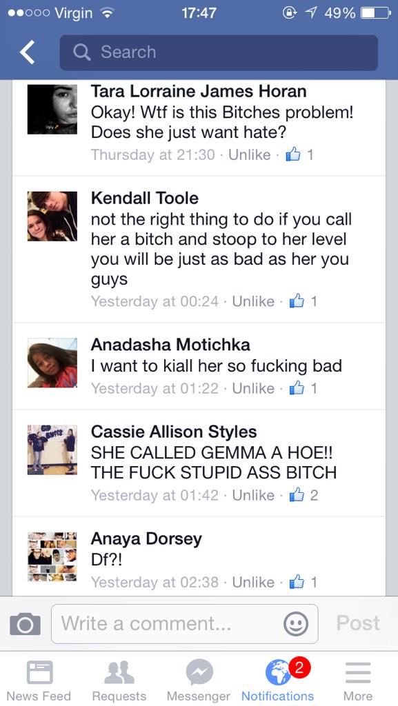bam_baes's tweet photo. a photo of fb about this girl Harding on @GemmaAnneStyles and one of the best fandom ever hated on her!@Harry_Styles http://t.co/upRvYb0cX8