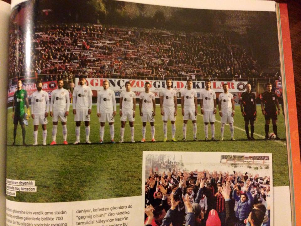 karaelmas_67_'s tweet photo. Four Four Two dergisi ocak ayı sayısında Zonguldaksporumuza geniş yer ayırdı http://t.co/l3nvmpVqAD