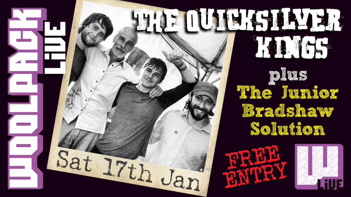 quicksilverking's tweet image. Next Sat 17th Jan - first gig of the year at The Woolpack in Doncaster with @thejbsolution