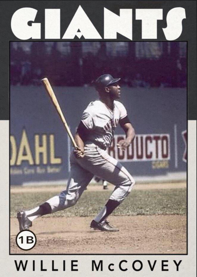 Happy 77th birthday to Willie McCovey. 