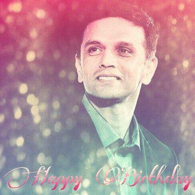 Happy birthday to wall Rahul dravid.. :-) 