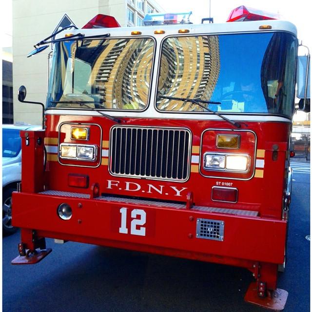 AFireStation's tweet image. Found this cool photo, not mine #FDNY #Ladder12 #FireTruck #FireEngine #Bravest #FireDepartment #Firefighter #Fir...