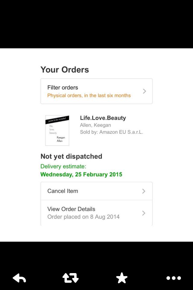JasmijnL_X's tweet photo. Pre-ordered 👌😊😍💕 @KeeganAllen http://t.co/uovWirRDgU