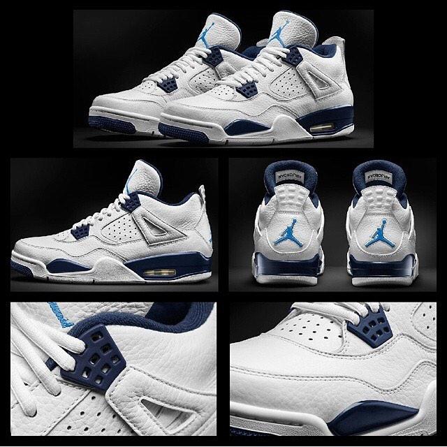 gameofshoes's tweet photo. Who copped the Columbia/Legend Blue 4s this morning? 🔥🔥 (Pics via @kicksonfire) FAV if you did http://t.co/AXb0MkjwGV