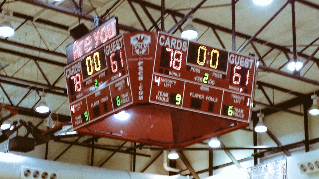 NWerremeyer's tweet photo. MAC MBB beats MSU-West Plains 78-61 to improve to 19-1! @MAC_Cards @PRORehabPC http://t.co/q8HIUdi9UT