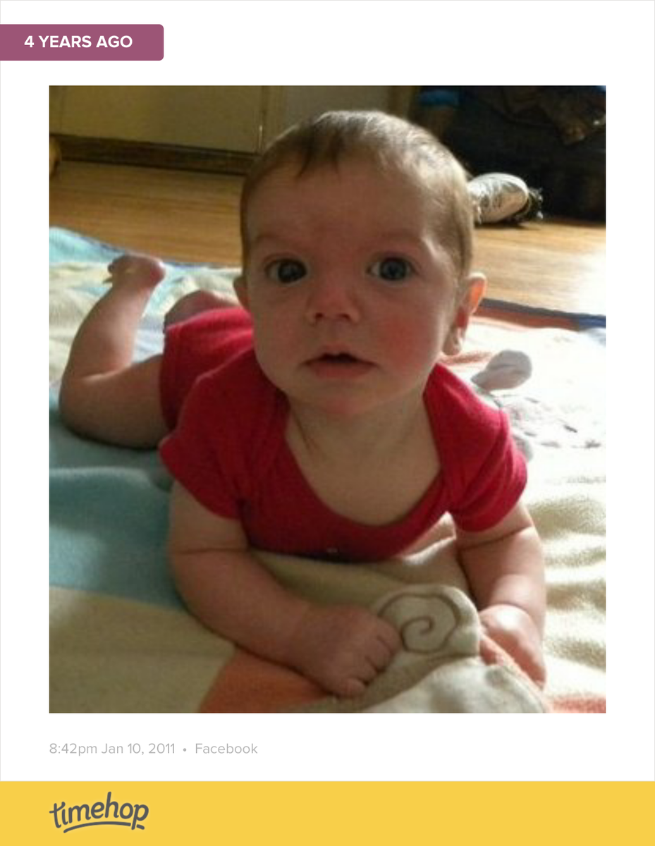 KatWil's tweet photo. Cooper 4 years ago. He was not quite 2 and a half months old.  http://t.co/laNo2FfXdA http://t.co/AwQGI2Ksn8